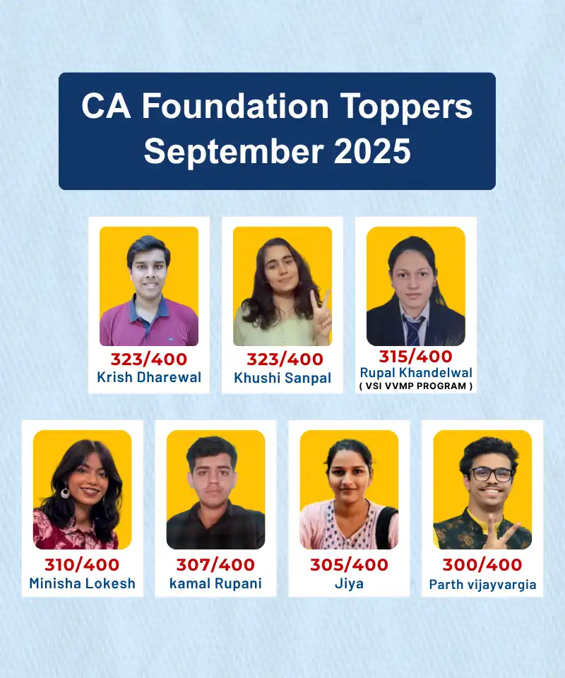 CA Foundation September 2025 Toppers