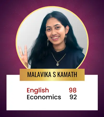 MALAVIKA S KAMATH 12th Commerce Topper For Session 2023-24