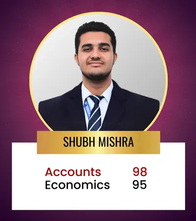 SHUBH MISHRA 12th Commerce Topper For Session 2023-24