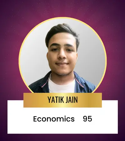 YATIK JAIN 12th Commerce Topper For Session 2023-24