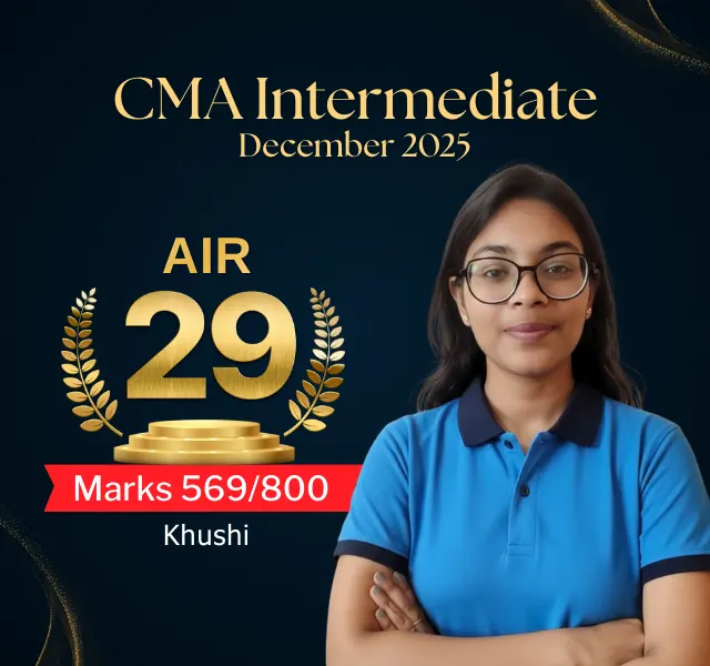 Khushi AIR-29 CMA Intermediate December 2025 Achievers