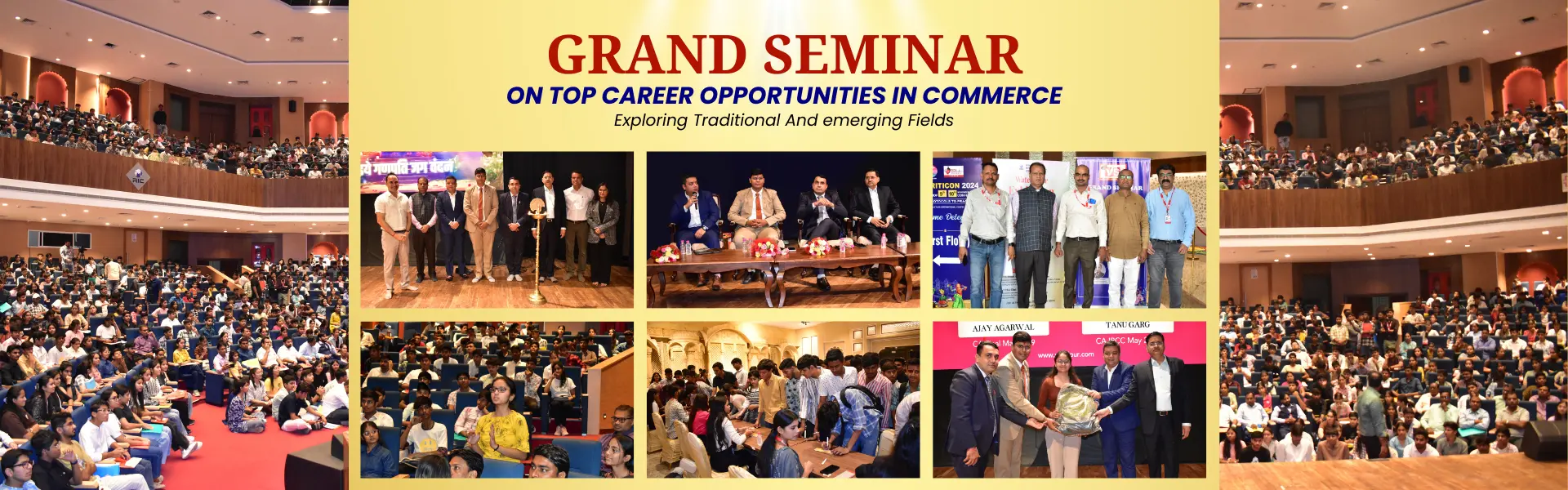 Grand Seminar on Top Career Opportunities in Commerce desktop Banner