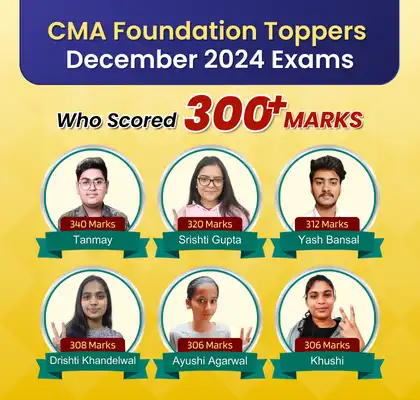 VSI CMA Foundation Toppers December 2024 Exams