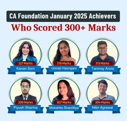 CA Foundation Result January 2025 Toppers